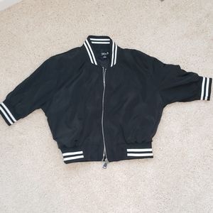 Cropped track jacket